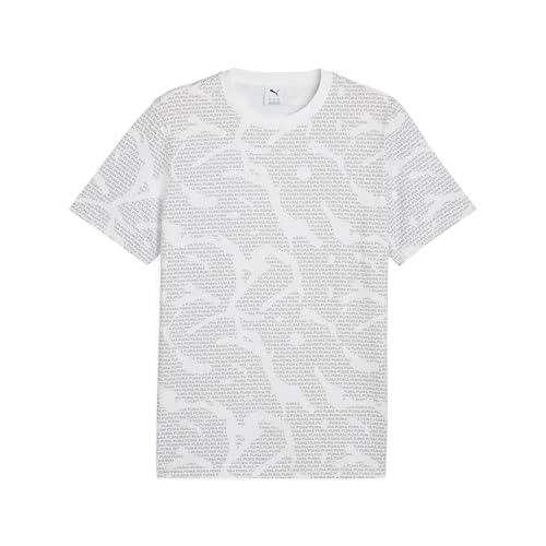 PUMA Herren Essentials Logo Lab T-Shirt L, White von PUMA