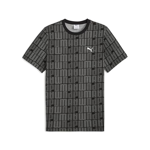 PUMA Herren Essentials Logo Lab T-Shirt M, Black von PUMA