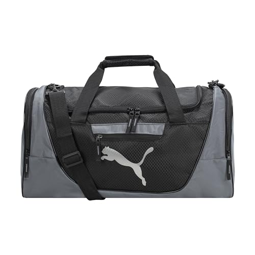 PUMA Herren Evercat Contender 3.0 Duffel Seesack, grau/schwarz, Einheitsgröße von PUMA