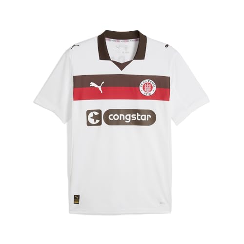 PUMA Herren FC St. Pauli 25/26 Auswärtstrikot M, White Espresso Brown PUMA Herren FC St. Pauli 25/26 Auswärtstrikot M, White Espresso Brown von PUMA