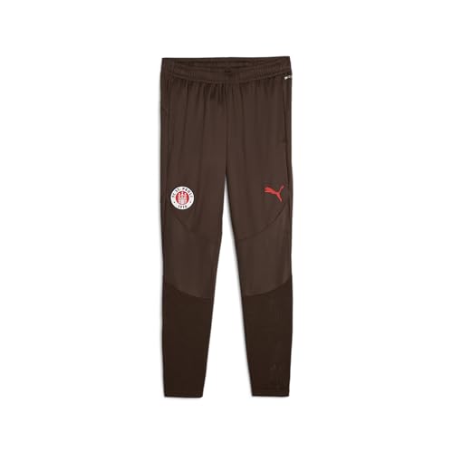 PUMA Herren FC St. Pauli Trainingshose XL Dark Chocolate Red Brown ?Fußballhose in Slim Fit Herren von Puma Industries
