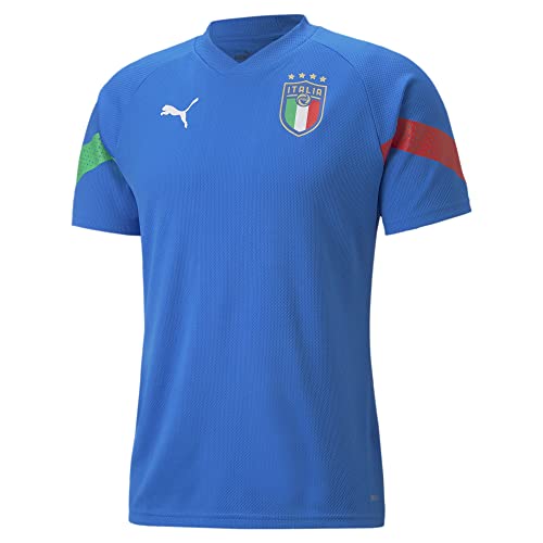 PUMA Herren FIGC Player Training Jersey Pullover, Ultra Blue White, S von PUMA