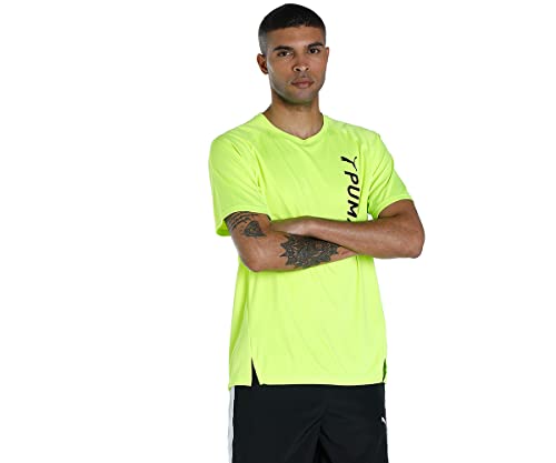 PUMA Herren FIT Funktionsshirt gelb M von PUMA