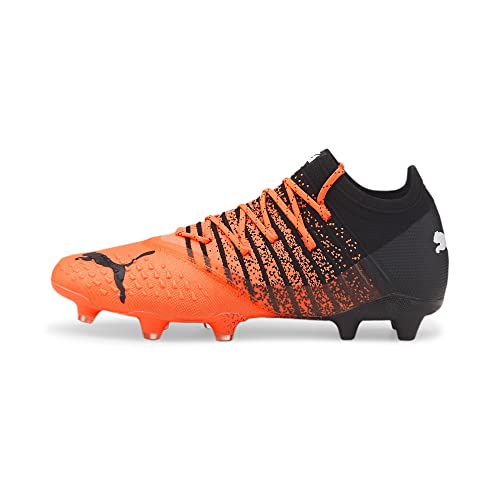 PUMA Herren Firm Ground Future 1.3 FG/AG Herren-Fußballschuhe 39 Neon Citrus Black White Orange von PUMA