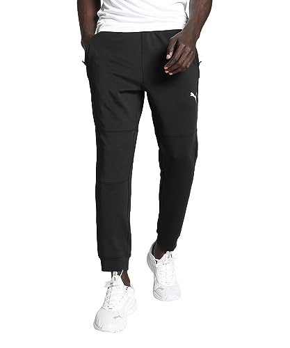 PUMA Unisex Fit Double Knit Jogger Strickhose, Schwarz, XXL von PUMA