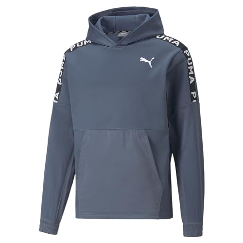 PUMA Herren Fit Pwrfleece Hoodie Sweatshirt, Evening Sky, XXL von PUMA