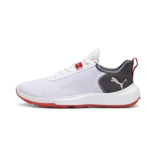PUMA Herren Fusion Crush Sport Golf Shoe, White-Dark Coal, 41 EU PUMA Herren Fusion Crush Sport Golf Shoe, White-Dark Coal, 41 EU von PUMA