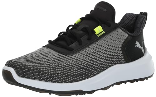 PUMA Herren Fusion Crush Sport Wide Golfschuh, Black-Electric, 41 EU von PUMA