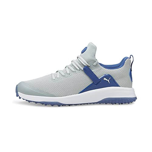 PUMA Herren Fusion Evo Golfschuh, High-Rise/Bright Cobalt, 44 EU von PUMA