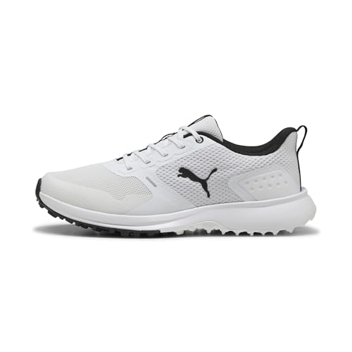 PUMA Herren Fusion Grip 6 Sneaker, Weiß/Schwarz, 51 EU von PUMA