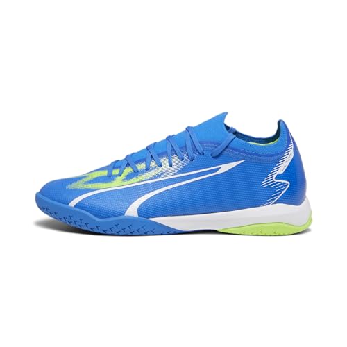 PUMA Herren Fussballschuh, Ultra Blue White Pro Green, 46.5 EU von PUMA