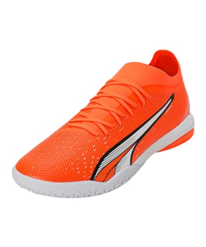 PUMA Herren Fussballschuh, Ultra Orange White Blue Glimmer, 40 EU von PUMA