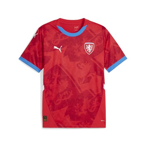 PUMA Herren Fußballtrikot Tschechien 2024 Heim for All time red-Fast red M von PUMA