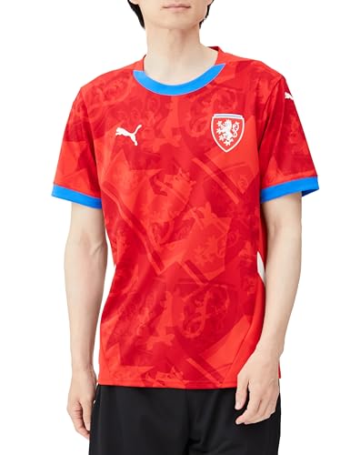 PUMA Herren Fußballtrikot Tschechien 2024 Heim for All time red-Fast red XL von PUMA