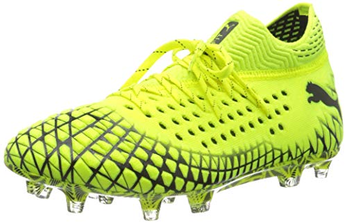 PUMA Herren Future 4.1 Netfit Fg/Ag Fußballschuhe, Grau (Glacial Blue-Nrgy Red-High Risk Red 01), 41 EU von PUMA