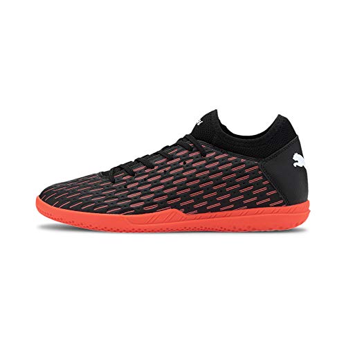 PUMA Herren Future 6.4 It Fußballschuh, Black White Shocking Orange, 42.5 EU von PUMA