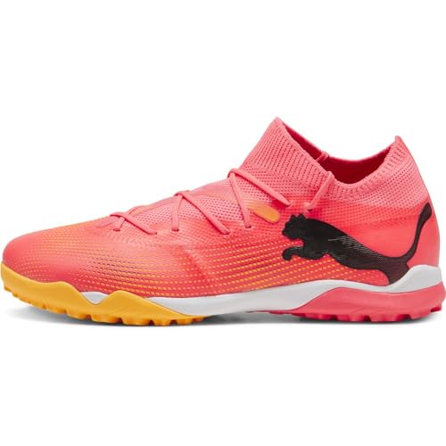 PUMA Herren Future 7 Match TT Fußballschuhe 45Sunset Glow Black Sun Stream Pink Orange von PUMA