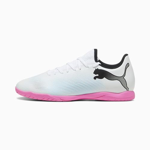 PUMA Herren Future 7 Play IT Soccer Shoe, White Black-Poison Pink, 40.5 EU PUMA Herren Future 7 Play IT Soccer Shoe, White Black-Poison Pink, 40.5 EU von PUMA