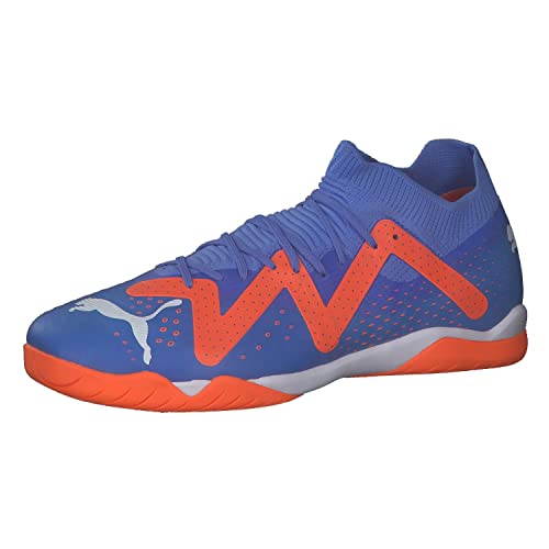 PUMA Herren Future Match It Fussballschuh, Blue Glimmer White Ultra Orange, 46.5 EU von PUMA