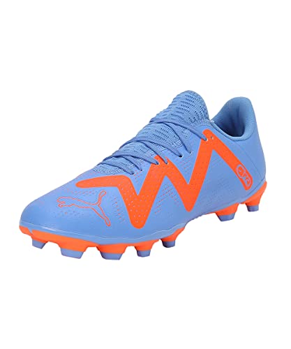 PUMA Unisex Adults' Sport Shoes FUTURE PLAY FG/AG Soccer Shoes, BLUE GLIMMER-PUMA WHITE-ULTRA ORANGE, 44 von PUMA