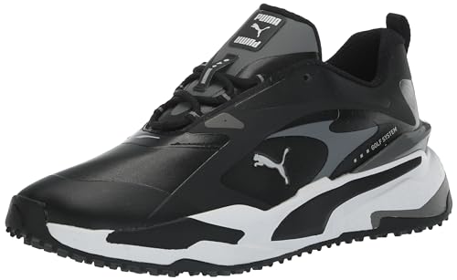 PUMA Herren Gs-Fast Golfschuh, Black Black Quiet Shade, 43 EU von PUMA