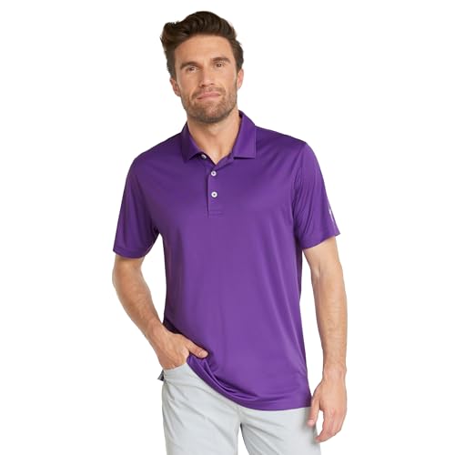 PUMA Herren Gamer Polo Hemd mit Button-Down-Kragen, Tillandsia Purple, XL von PUMA