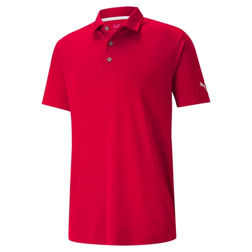 Puma Golf Herren Gamer-Poloshirt Hemd mit Button-Down-Kragen, Skipatrouille (Ski Patrol), 4X-Groß von PUMA