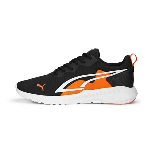 PUMA Herren Ganztägig aktiv Sneaker, Black Ultra orange White, 42 EU von PUMA