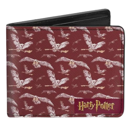 PUMA Herren-Geldbörse mit Schnalle, Harry Potter, 4.0" x 3.5", Buckle-down Bifold Wallet Harry Potter von Buckle-Down