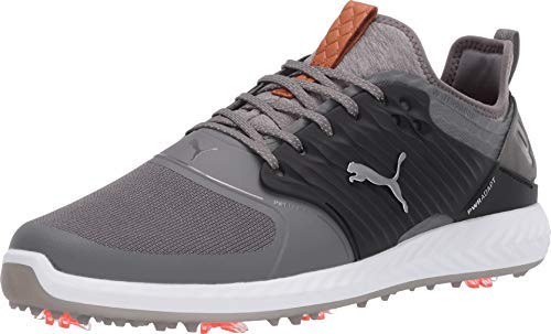 PUMA Herren Ignite Pwradapt Caged Golfschuhe, Quiet Shade Bronze Schwarz, 39.5 EU von PUMA