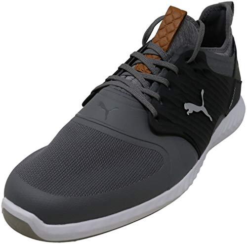 PUMA Herren Ignite Pwradapt Caged Golfschuhe, Quiet Shade Bronze Schwarz, 44 EU von PUMA