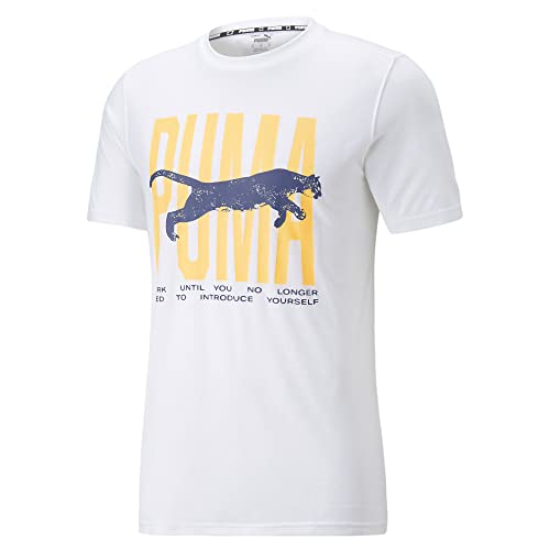 PUMA Herren Grafik T-Shirt, Weiß 1.0, 3X-Groß von PUMA