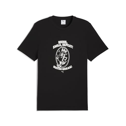 PUMA Herren Graphic Water T-Shirt 4XL, Black von PUMA