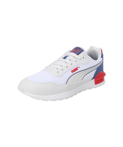 PUMA Herren Graviton Mega Sneaker, White Feather Gray Red Clyde Royal, 36 EU von PUMA