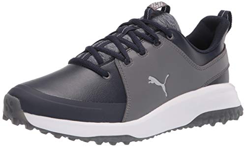 PUMA Herren Grip Fusion Pro 3.0 Golfschuh, Navy Blazer Silver Silent Shade, 43 EU von PUMA