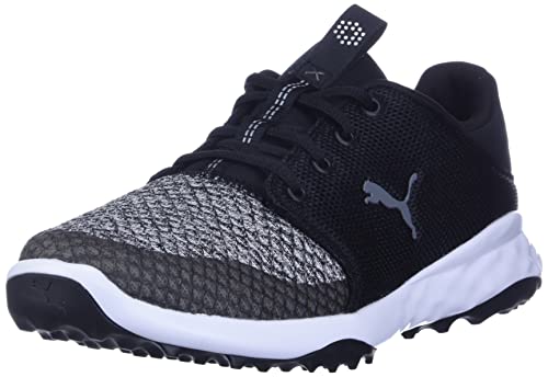 Puma Herren Grip Fusion Sport Golfschuh, Black-Quiet Sha, 45.5 EU von PUMA