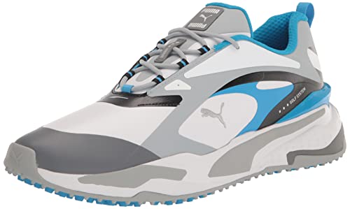 PUMA Herren Gs-Fast Golfschuh, White Quarry Ocean Dive, 41 EU PUMA Herren Gs-Fast Golfschuh, White Quarry Ocean Dive, 41 EU von PUMA