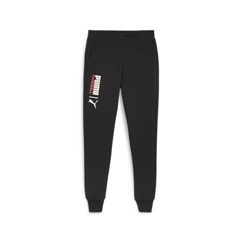 PUMA Herren Handball Pants Strickhose, Black-Sugared Almond, M von PUMA