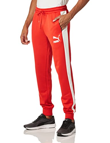 PUMA Herren Iconic T7 Track Pants Trainingshose, High Risk Red, Mittel von PUMA