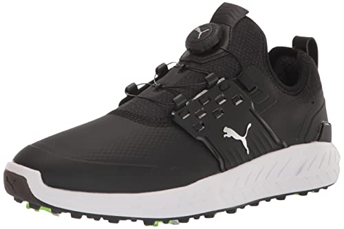 PUMA Herren Ignite Articulate Disc Golfschuh, Black Silver Black, 45 EU von PUMA