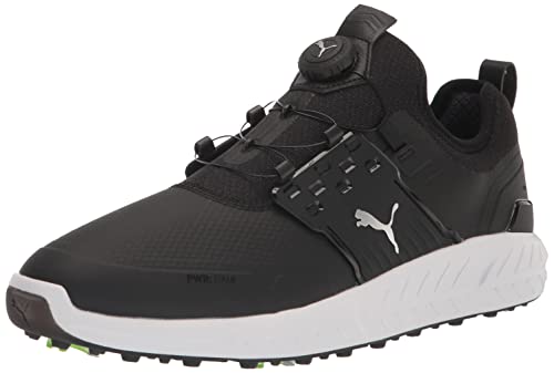 PUMA Herren Ignite Articulate Disc Golfschuh, Black Silver Schwarz, 40 EU von PUMA
