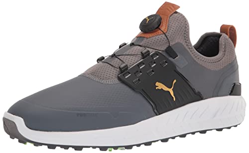PUMA Herren Ignite Articulate Disc Golfschuh, Quiet Shade Team Gold schwarz, 44.5 EU PUMA Herren Ignite Articulate Disc Golfschuh, Quiet Shade Team Gold schwarz, 44.5 EU von PUMA