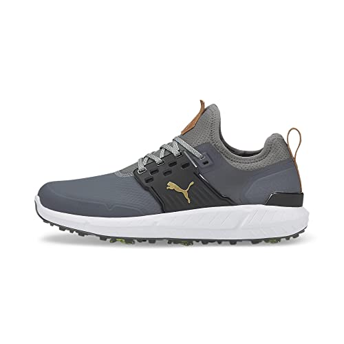 PUMA Herren Ignite Articulate Golfschuh, Quiet Shade Team Gold Black, 44 EU von PUMA