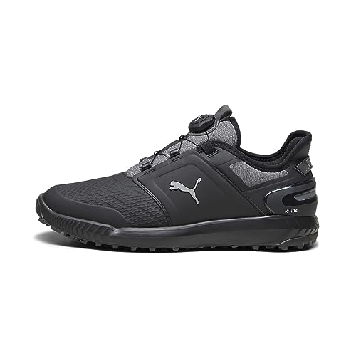 PUMA Herren Ignite Elevate DISC Golfschuh, Black-Quiet Shade, 39 EU von PUMA