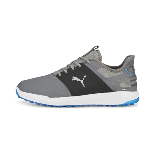 PUMA Herren Ignite Elevate Golfschuh, Quiet Shade Silver, 41 EU von PUMA