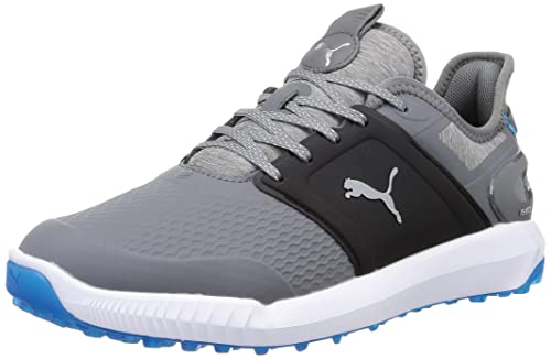 PUMA Herren Ignite Elevate Golfschuh, Quiet Shade Silver, 45 EU von PUMA