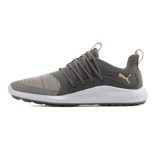 PUMA Herren Ignite Nxt Solelace Golfschuhe, Grau (Gray Violet Team Gold-Quiet Shade 04) von PUMA