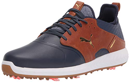 PUMA Herren Ignite Pwradapt Caged Crafted Golfschuh, Braun, 42 EU von PUMA