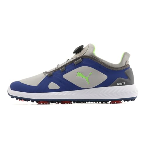 Puma Herren Ignite Pwradapt Disc Golfschuhe, Grau (Gray Violet-Andean Toucan-Surf The Web 10) von Puma