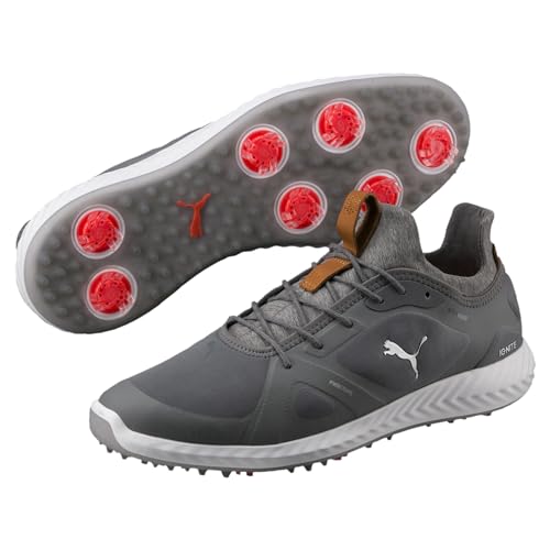 Puma Herren Ignite Pwradapt Golfschuhe, Grau (Quiet Shade-Quiet Shade 03) von Puma